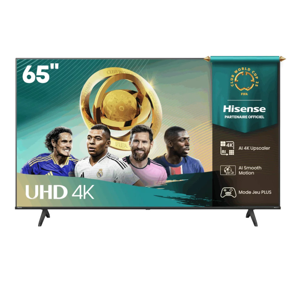 HISENSE TV LED 65'' CONNECTEE VIDAA 4K UHD - APPLE HOME - 65A6Q