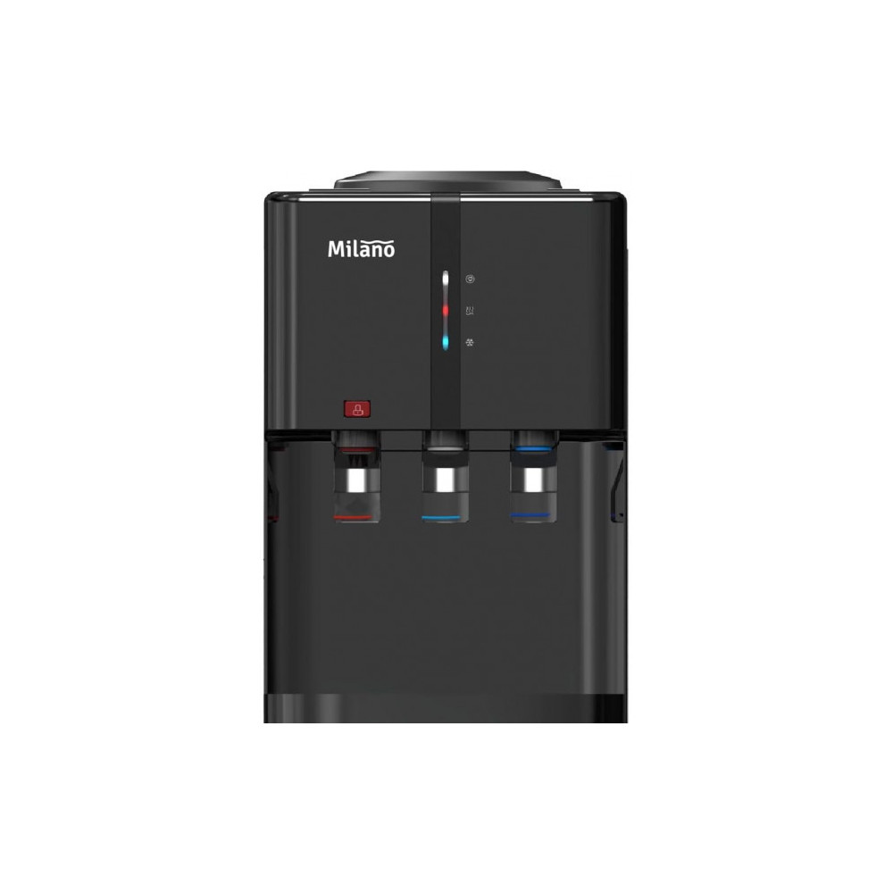 Fontaine à eau Danube Home Milano, noire, à chargement par le haut, avec meuble de 20 L, modèle n° Yl2382S-B