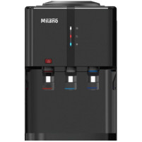 Fontaine à eau Danube Home Milano, noire, à chargement par le haut, avec meuble de 20 L, modèle n° Yl2382S-B