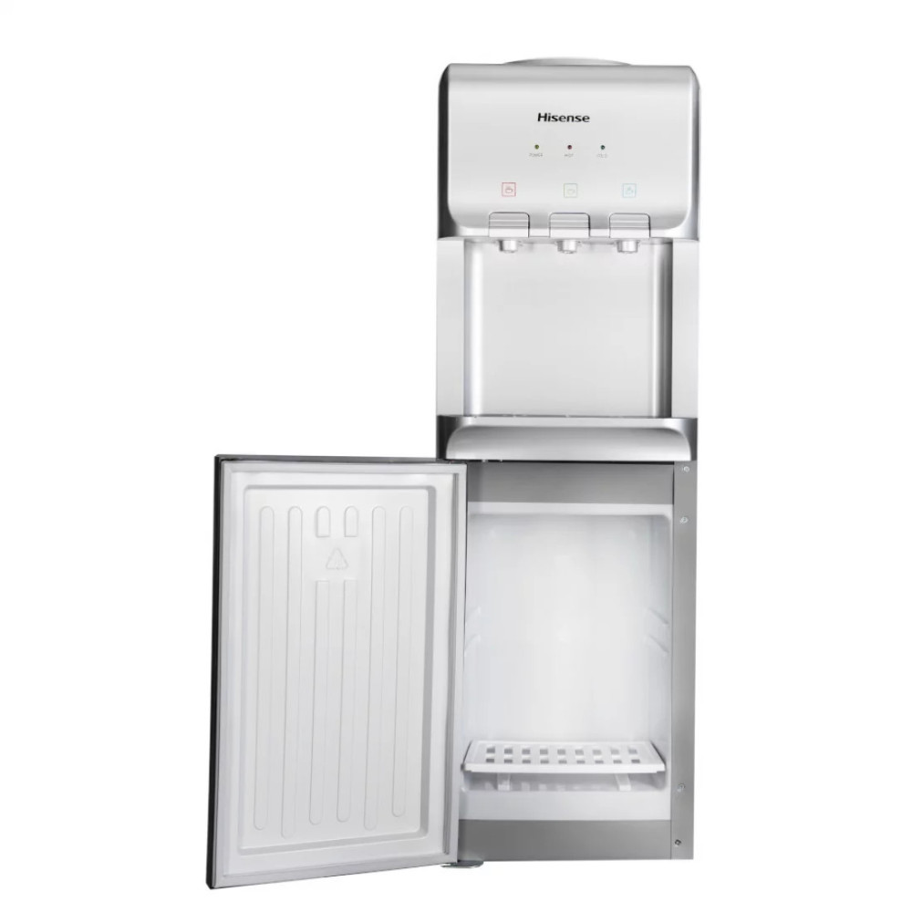 DISTRIBUTEUR D'EAU HISENSE  AVEC REFRIGERATEUR  3 ROBINETS  SILVER  690W  R134A