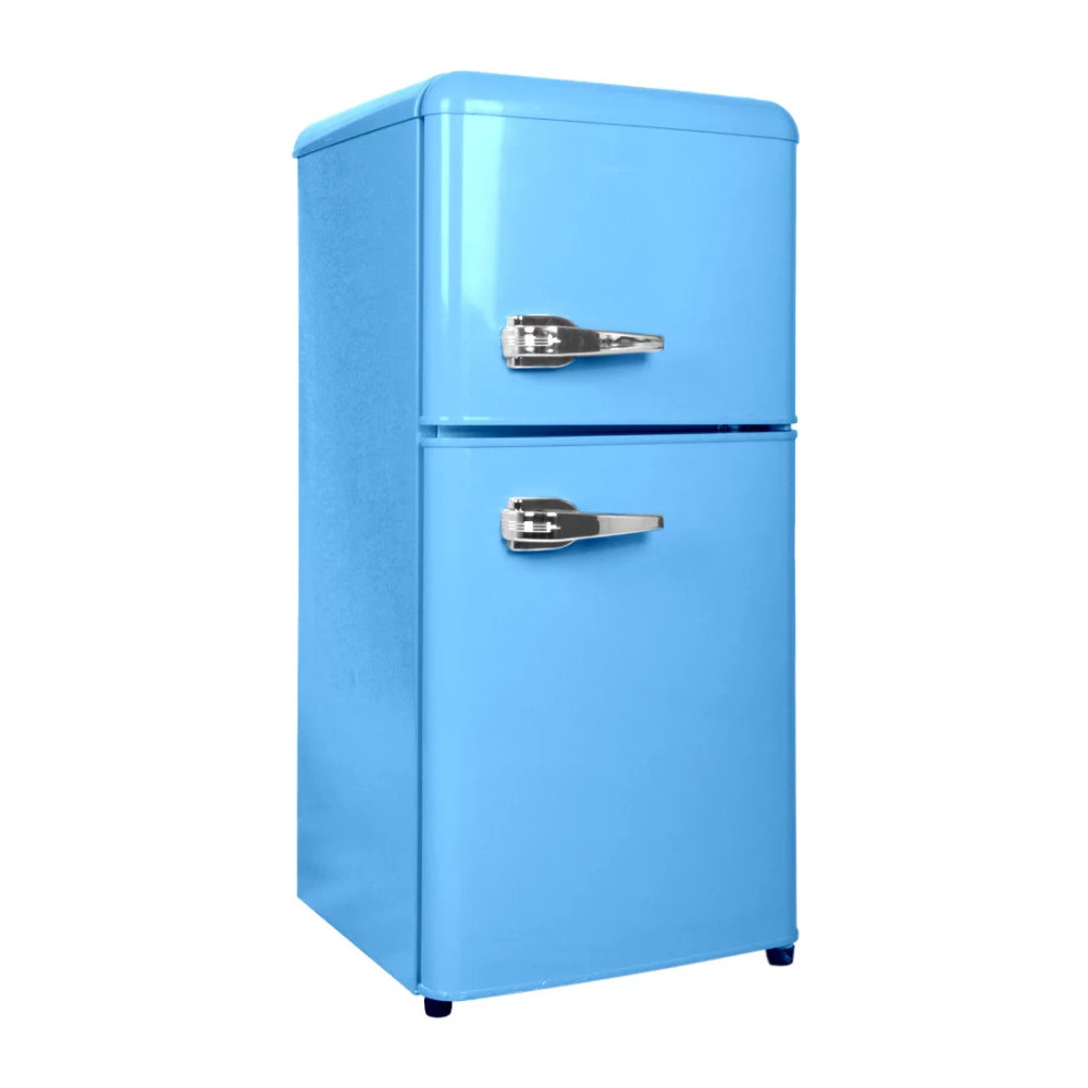 NASCO MINI REFRIGERATEUR RETRO DEUX PORTES - 110LT - NASF2-110RT