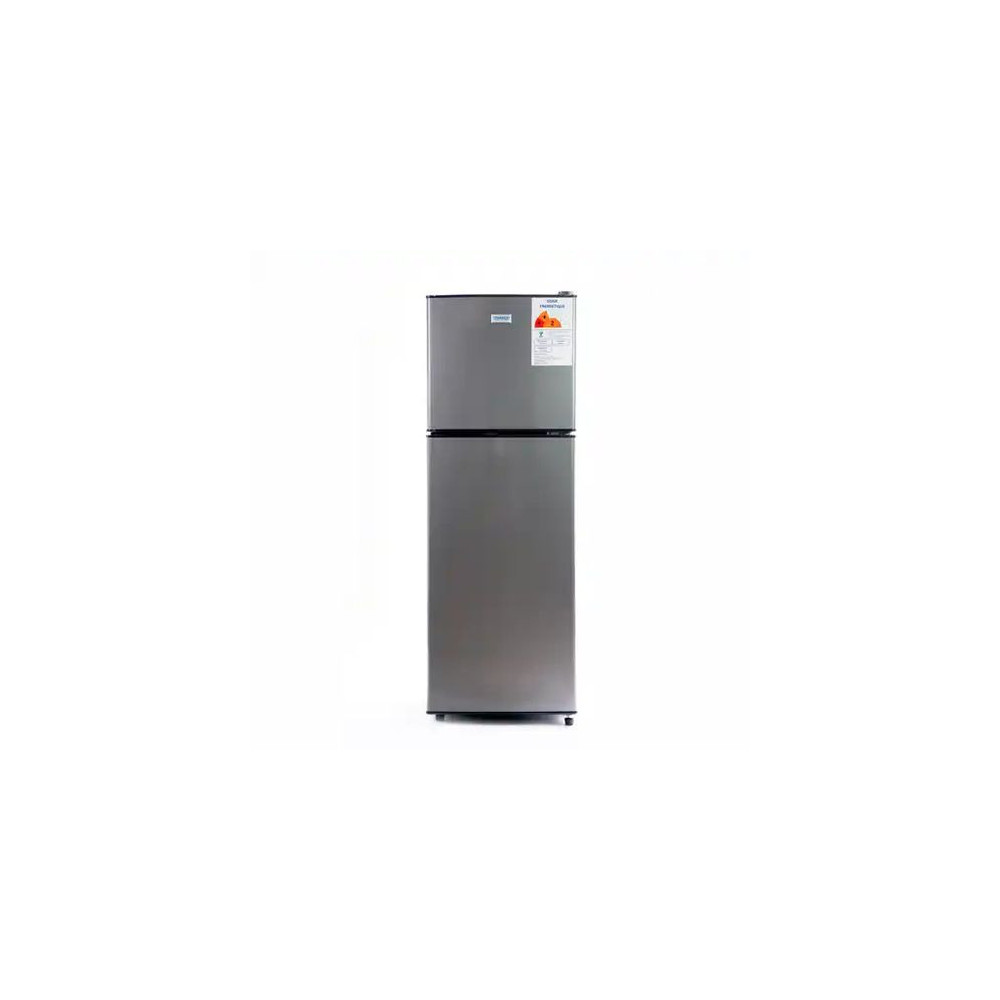 Nasco Refrigerateur Double Porte - NASF2-258FL-DS - 258Lt(158Lt Net) - Dark Silver - Economie D'Energie