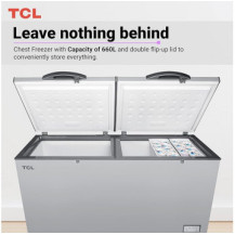 Congélateur coffre TCL 708  litres