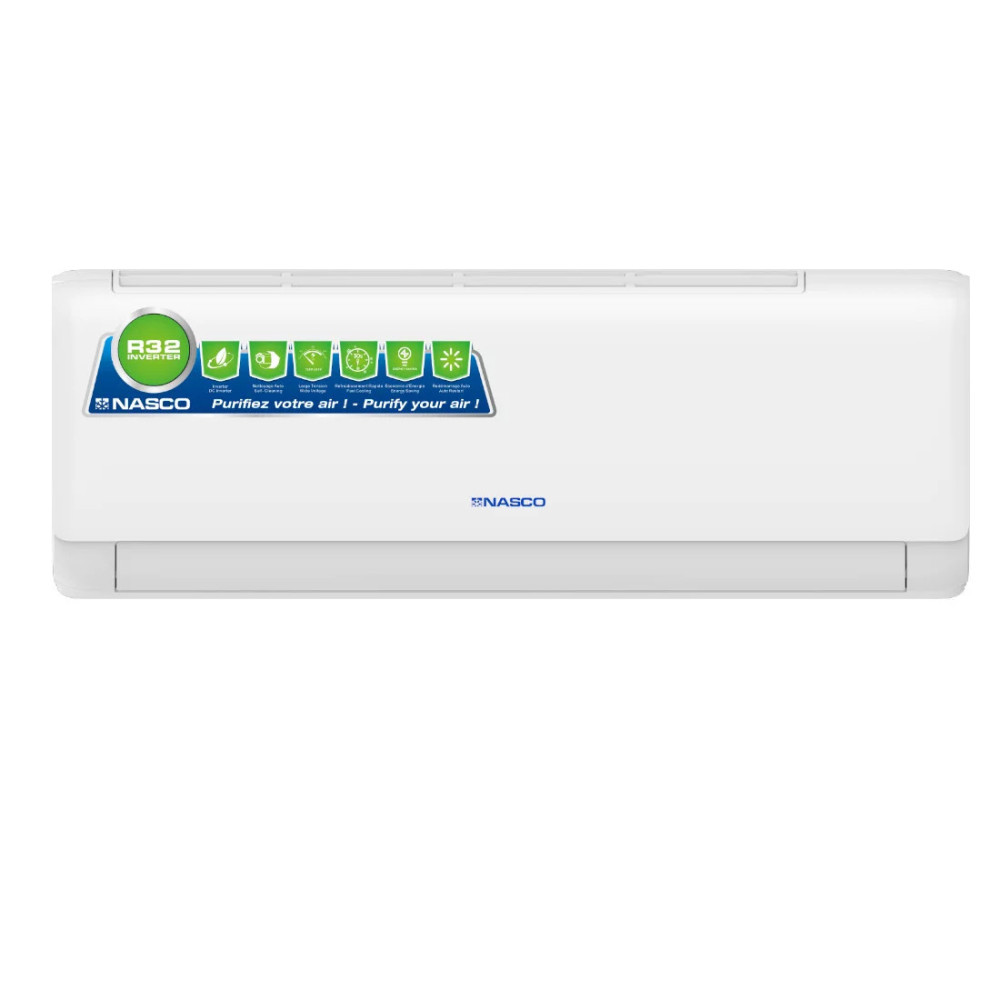 NASCO SPLIT MURAL INVERTER 12.000 BTU R32 - NAS-AX12V1
