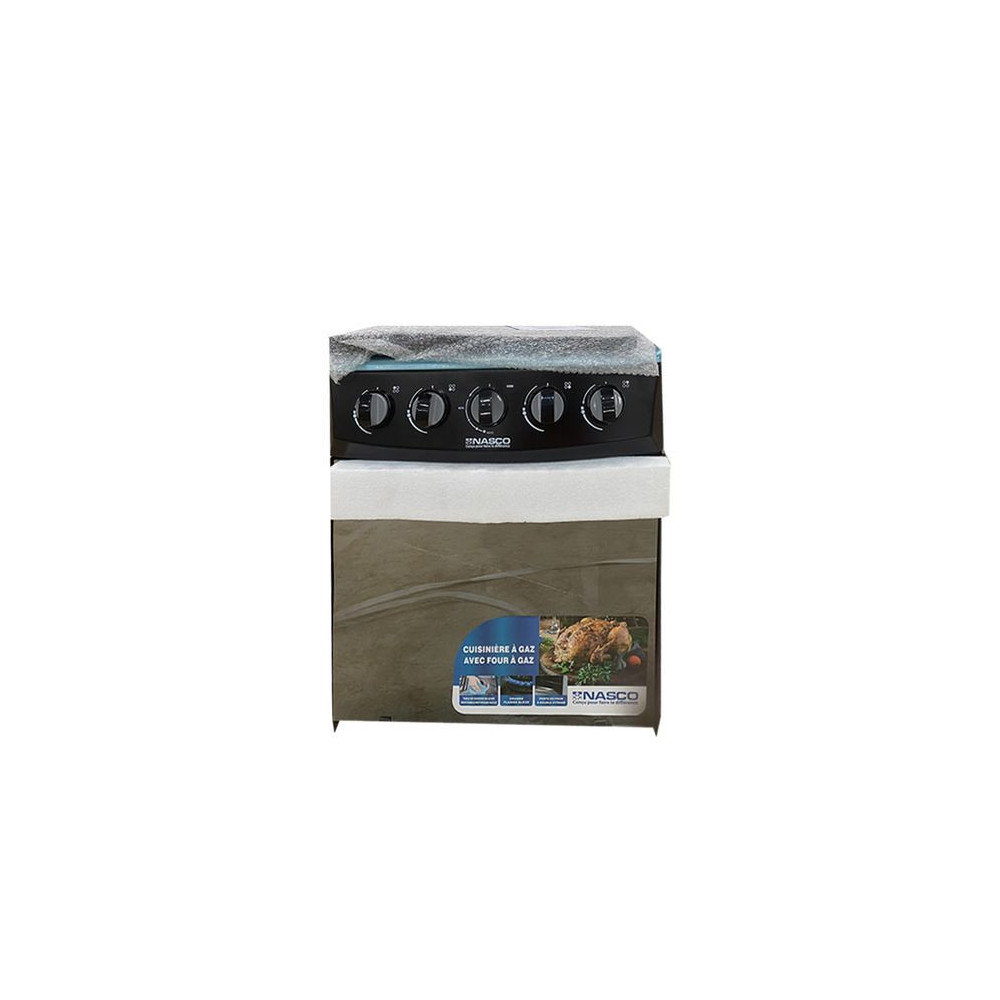 Nasco Gaziniere 4 Feux - NASGC-50MO+ST-CTZ - 50 x 55 - Gris