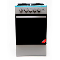 NASCO GAZINIERE ARGENT 4 FEUX AVEC GRILL- NASGC-SNIPER50TS-G