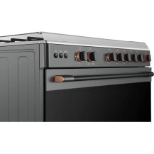 TOSHIBA GAZINIERE 5 FEUX GRIS-NOIR ALLUMAGE AUTO- TBA-36LMG5G089KS