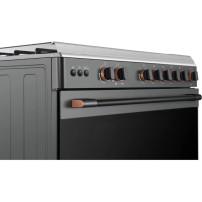 TOSHIBA GAZINIERE 5 FEUX GRIS-NOIR ALLUMAGE AUTO- TBA-36LMG5G089KS