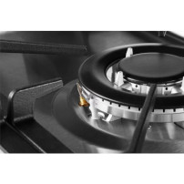 TOSHIBA GAZINIERE 5 FEUX GRIS-NOIR ALLUMAGE AUTO- TBA-36LMG5G089KS