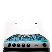 GAZINIERE 5 FEUX COUVERTURE VITREE - 80*60 CM - NASGC-AMG80S