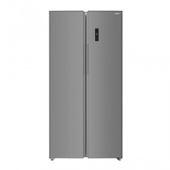 NASCO REFRIGERATEUR AMERICAIN DEUX PORTES 400 LT GRIS FONCE- FAST COOLING - SNASF2-62