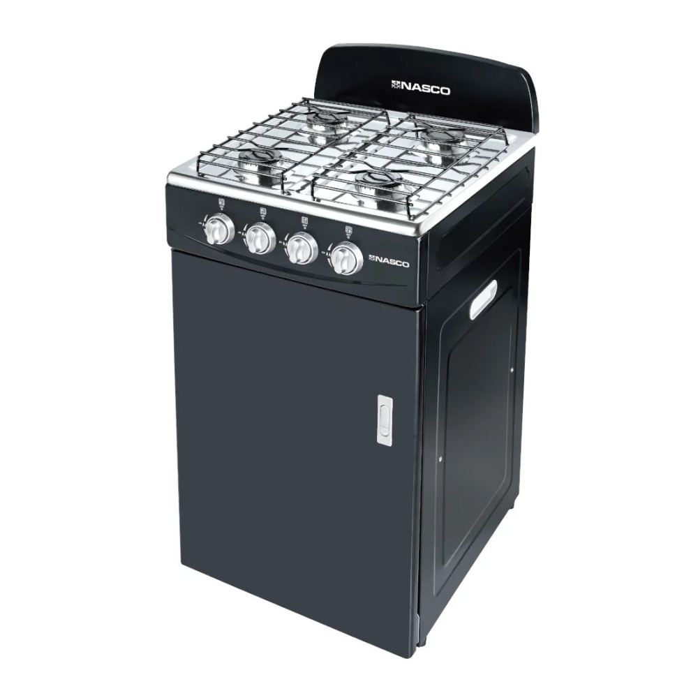 NASCO RECHAUD A GAZ 4 FEUX AVEC UN CABINET- NASGS-B04L-BH