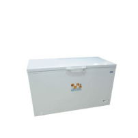 CONGELATEUR. HORIZ. NASCO/GRIS-CONTOUR NOIR/1PORTE/ 1PANIER/370LT