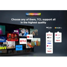TCL TV GOOGLE 50'' QLED SLIM-UNIBODY AIPQ PROCESSOR - 50P7K