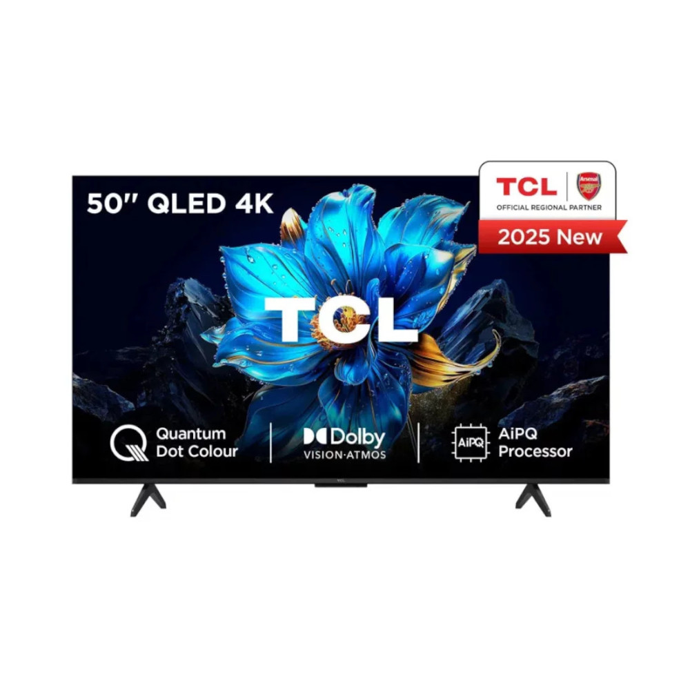 TCL TV GOOGLE 50'' QLED SLIM-UNIBODY AIPQ PROCESSOR - 50P7K