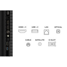 TCL TV QLED GOOGLE 55'' AIPQ PROCESSOR - 55P7K