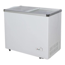 NASCO CONGELATEUR HORIZONTAL DEUX PORTES VITRE ECONOMIE D'ENERGIE- 355LT - NAS-FS355FL