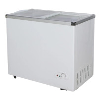 NASCO CONGELATEUR HORIZONTAL DEUX PORTES VITRE ECONOMIE D'ENERGIE- 355LT - NAS-FS355FL