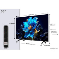 TCL TV QLED GOOGLE 65'' AIPQ PROCESSOR - 65P7K