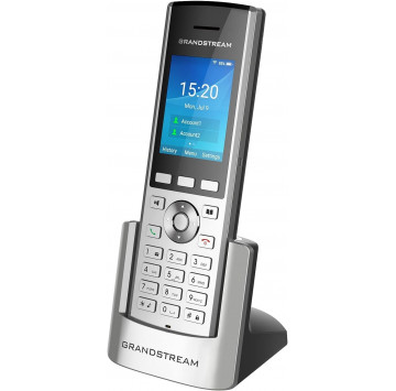 Grandstream WP820 Téléphone Wi-Fi portable Voip et appareil, argent