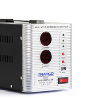 NASCO STABILISATEUR AUTOMATIQUE 1500VA COMPTEUR DIGITAL - NAS-1500VA-GR
