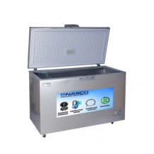 Nasco Congélateur Horizontal NAS-450FL - 390L - 1 Porte - 1 Panier à l'Interieur - Gris - 12 mois de garantie