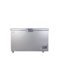 Nasco Congélateur Horizontal NAS-450FL - 390L - 1 Porte - 1 Panier à l'Interieur - Gris - 12 mois de garantie