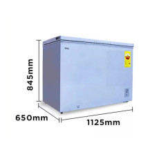 TCL CONGELATEUR HORIZONTAL GRIS UN PANIER INTERNE 295 LT - F300CF