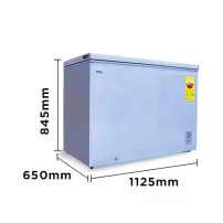 TCL CONGELATEUR HORIZONTAL GRIS UN PANIER INTERNE 295 LT - F300CF