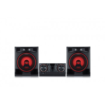 Mini Chaine LG Electronics CL65 AUX, Bluetooth, CD, FM, Avec Fonction Karaoké Noir