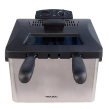 NASCO FRITEUSE NOIR-BOITIER EN ACIER INOXIDABLE 4.5LT - NAS-DF5416CD-CB
