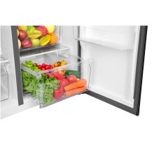 TCL REFRIGERATEUR AMERICAIN SIDE BY SIDE 607 L NET- DISTRIBUTEUR D'EAU - P650SBN