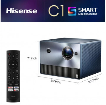 HISENSE MINI PROJECTEUR LASER TRICHROMA VIDAA 4K- C1