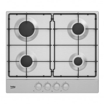 BEKO TABLE DE CUISSON ENCASTRABLE - 4 BRULEURS A GAZ- HIAG64223SX