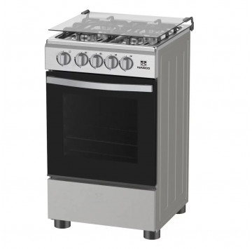 NASCO GAZINIERE ARGENT 4 FEUX AVEC GRILL- NASGC-SNIPER50TS-G