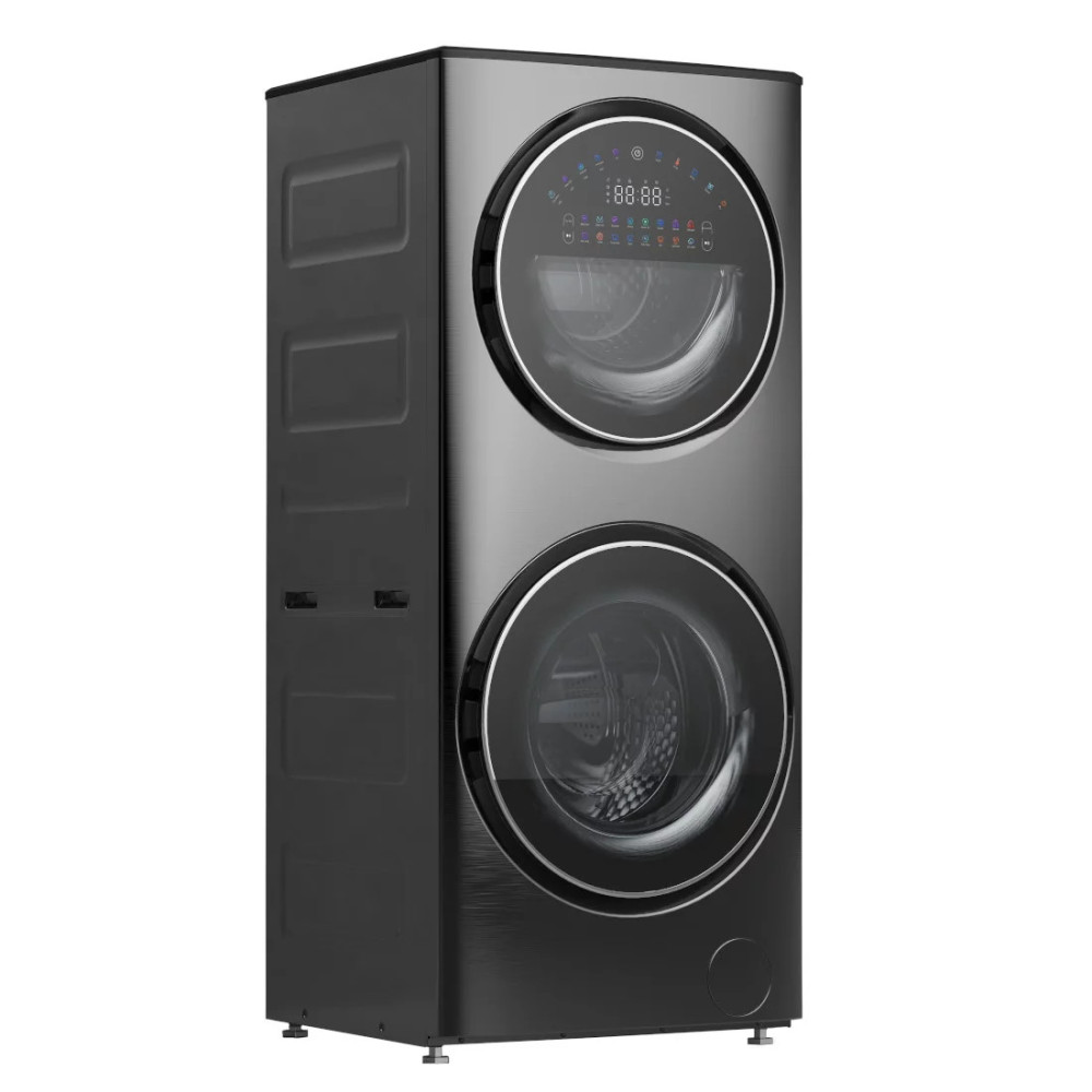 NASCO MACHINE A LAVER 15 KG AVEC DEUX HUBLOTS ET SECHAGE 7KG - SNASFL2V-15W7D-V1