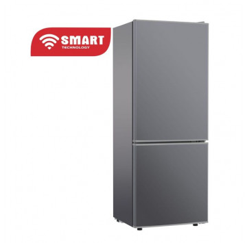 SMART TECHNOLOGY REFRIGERATEUR COMBINE STCB-145H - 112L 2 TIROIRS- GRIS SMART TECHNOLOGY