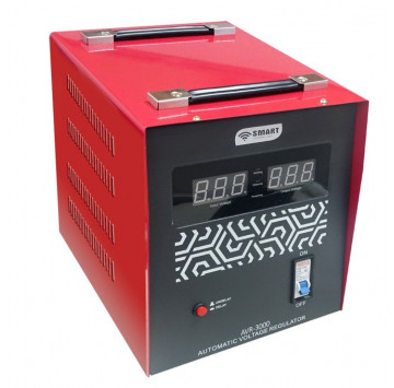 SMART TECHNOLOGY Stabilisateur AVR-1500VA - Rouge -7 Mois De Garantie