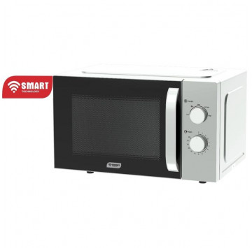 SMART TECHNOLOGY Micro-Onde-STMW-25WS -25L-850W- 5 Niveaux- Gris- Garantie 3 Mois