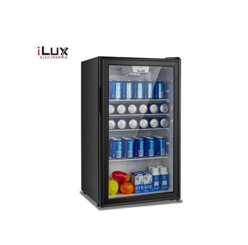 Ilux Refroidisseur Vertical Vitré ILV100 -92L