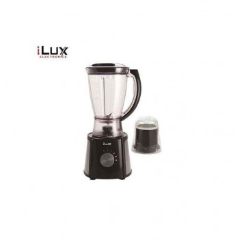 Ilux Blender & Grinder - 2 En 1- LX-315 - Bol 1.5 L - Noir