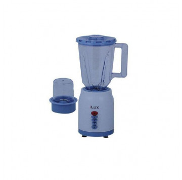 Ilux Blender 2 En 1 - LX-302 - 300W - 1.5 L - Blanc/Bleu