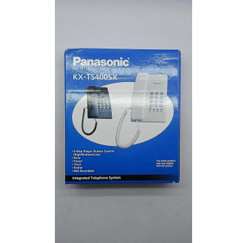 Système téléphonique filaire intégré Panasonic KX-TS400SX, noir