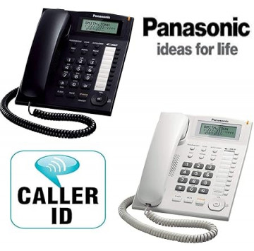 Téléphone fixe filaire Panasonic Single Line KX-TS880MX (blanc-noir)