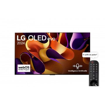 LG Smart TV OLED evo G4 4K, 77 pouces, Télécommande Magique IA Dolby Vision webOS24 2024