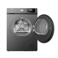 HISENSE SECHE LINGE 9KG POMPE À CHALEUR TITANIUM GREY- DHQA902UT