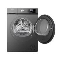 HISENSE SECHE LINGE 9KG POMPE À CHALEUR TITANIUM GREY- DHQA902UT