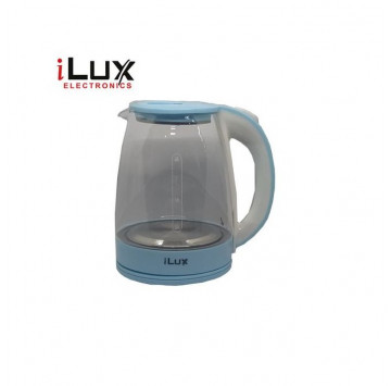 Ilux Bouilloire Électrique Transparent – LXK-GK018 – 1.8 L