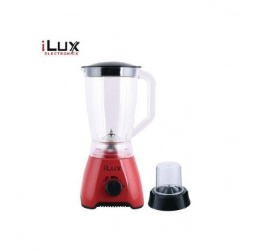 Ilux Blender 2 En 1 - LX-503P - 300W - 1.5 L - Rouge