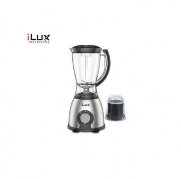 Ilux Blender & Grinder LX-924 - 2 En 1 - 1.5 L - 2 Vitesses - Noir